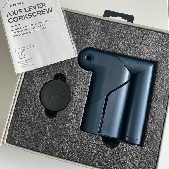 RABBIT Axis Lever Corkscrew NWT in Gift Box - Picture 1 of 4